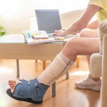 soigner fracture jambe maison